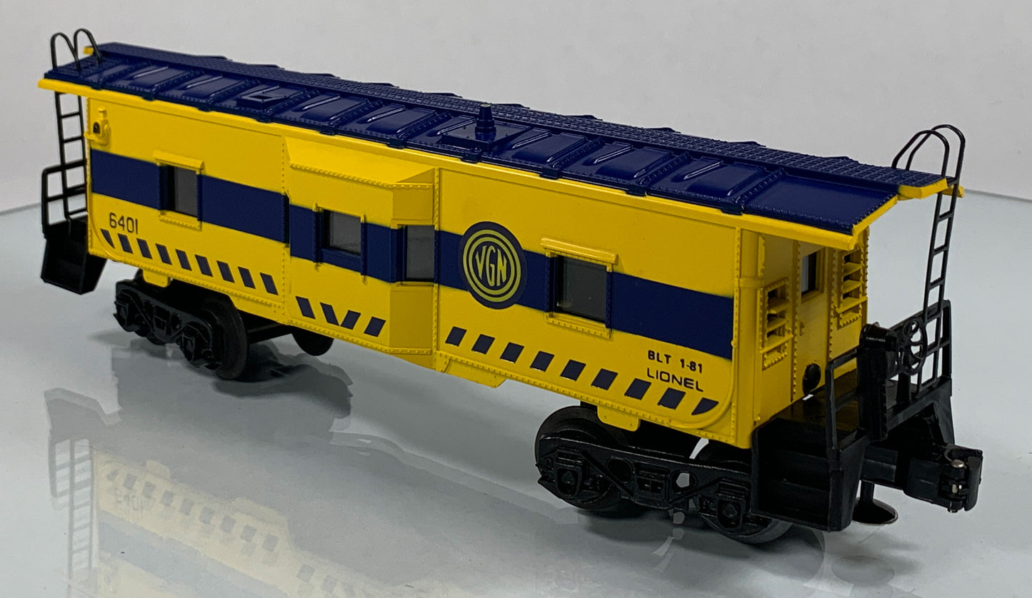 LIONEL • O GAUGE • 1981 Virginian Bay Window Caboose 6-6401 • EX COND