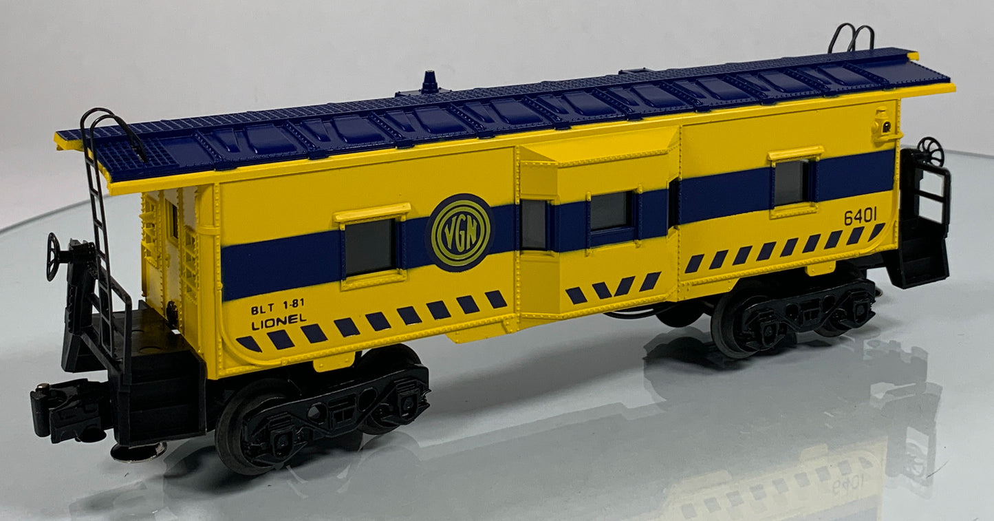 LIONEL • O GAUGE • 1981 Virginian Bay Window Caboose 6-6401 • EX COND