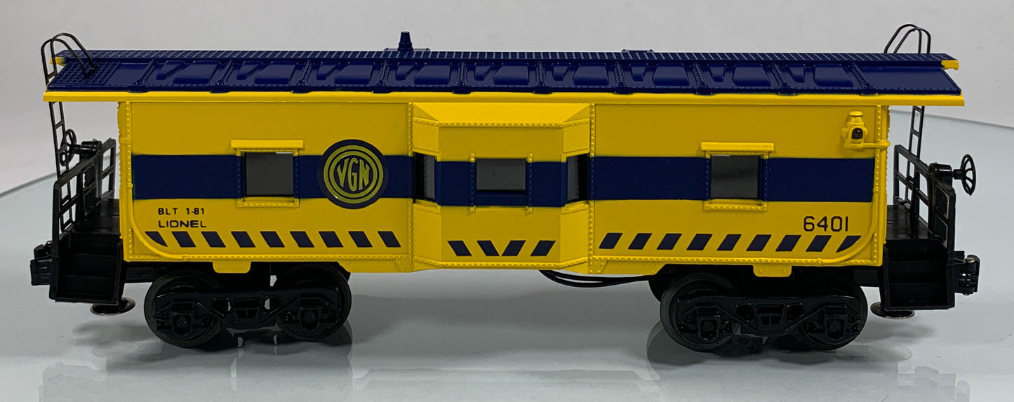 LIONEL • O GAUGE • 1981 Virginian Bay Window Caboose 6-6401 • EX COND