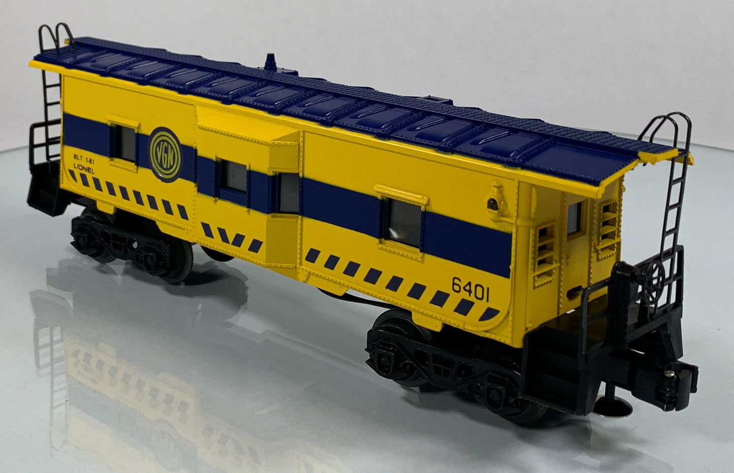 LIONEL • O GAUGE • 1981 Virginian Bay Window Caboose 6-6401 • EX COND