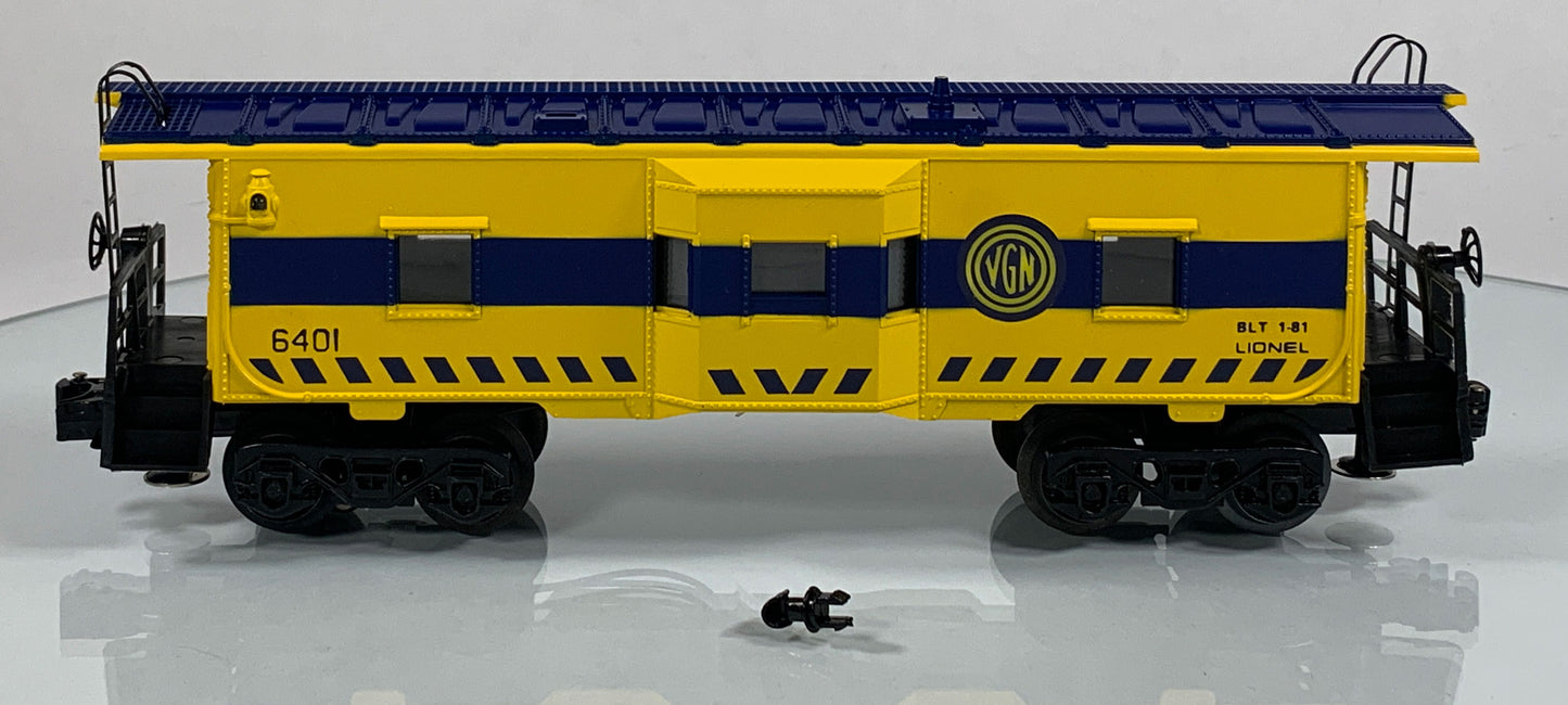 LIONEL • O GAUGE • 1981 Virginian Bay Window Caboose 6-6401 • EX COND