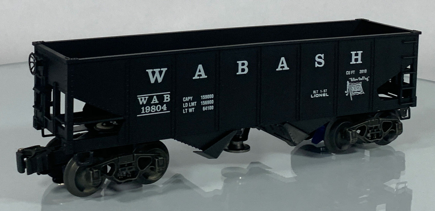 LIONEL • O GAUGE • 1987 Wabash Operating Hopper 6-19804 • NEW OLD STOCK