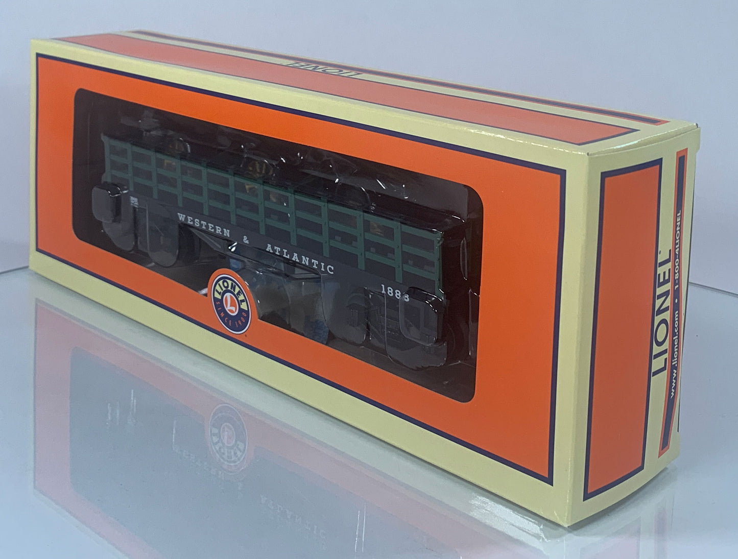 LIONEL • O GAUGE • 2009 Western & Atlantic Flatcar with Cannon Load 6-39480 • NEW OLD STOCK