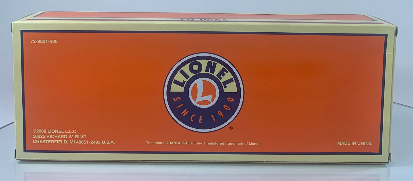 LIONEL • O GAUGE • 2009 Western & Atlantic Flatcar with Cannon Load 6-39480 • NEW OLD STOCK