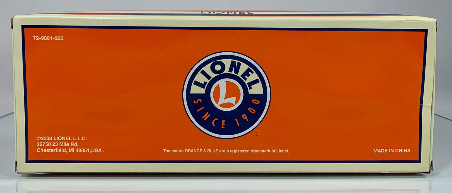 LIONEL • O GAUGE • 2010 Western & Atlantic Cannonball Flatcar 6-39490 • NEW OLD STOCK