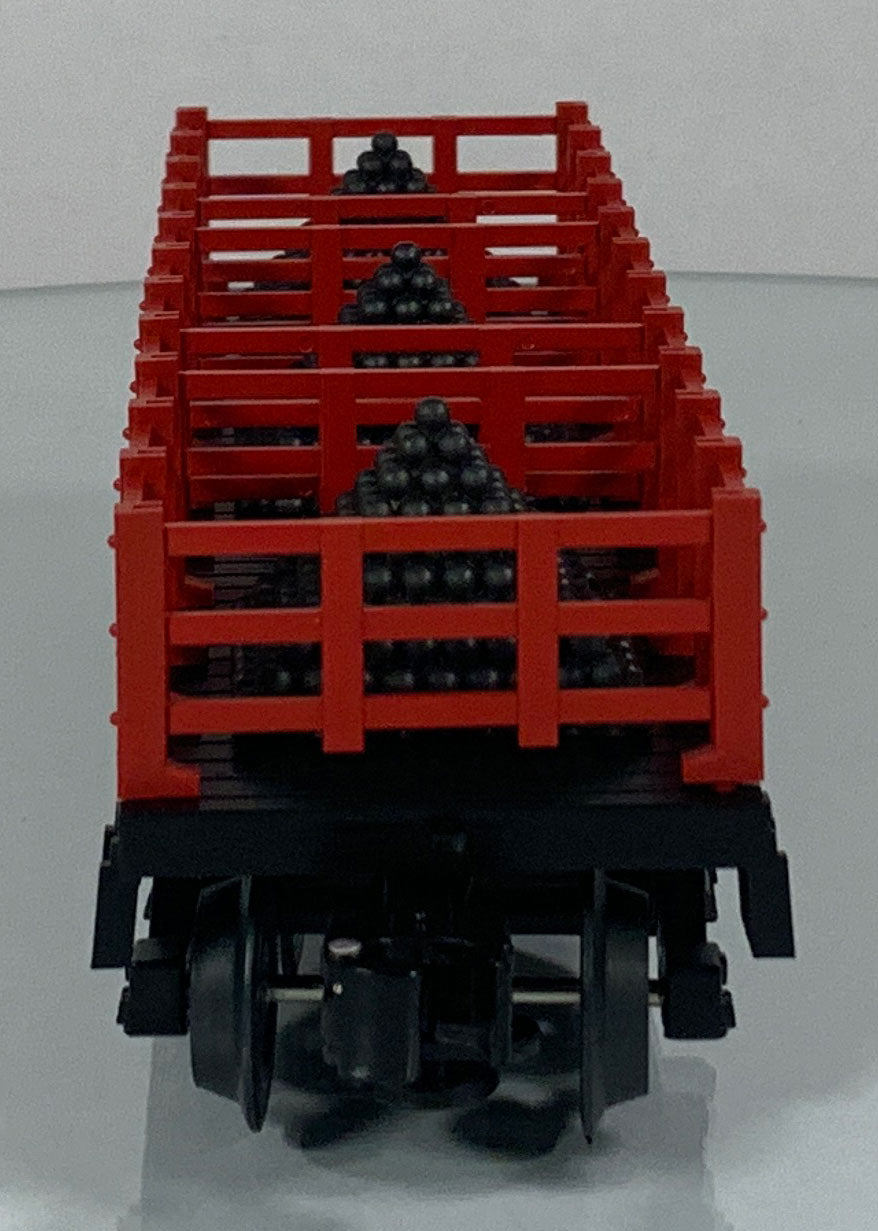 LIONEL • O GAUGE • 2010 Western & Atlantic Cannonball Flatcar 6-39490 • NEW OLD STOCK