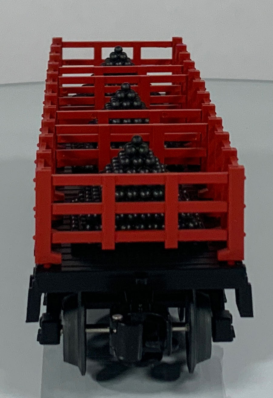 LIONEL • O GAUGE • 2010 Western & Atlantic Cannonball Flatcar 6-39490 • NEW OLD STOCK