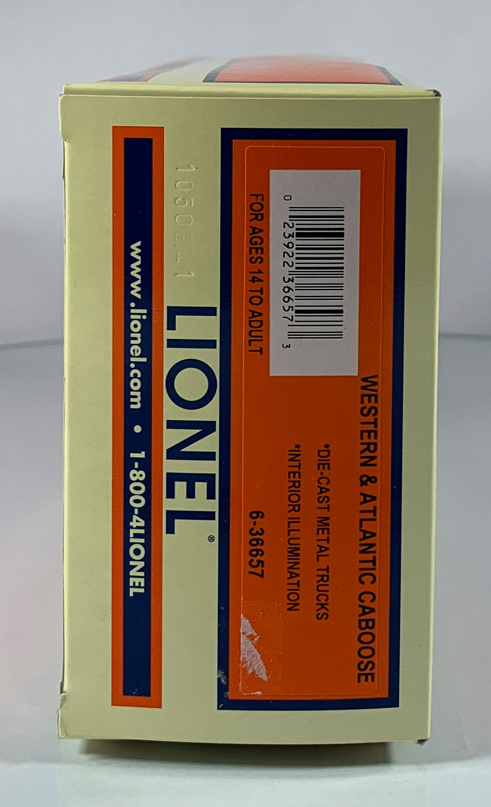 LIONEL • O GAUGE • 2010 Western & Atlantic Illuminated Caboose 6-36657 • NEW OLD STOCK