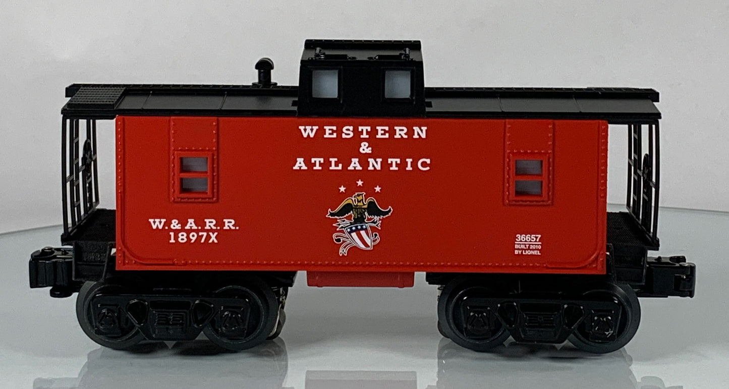 LIONEL • O GAUGE • 2010 Western & Atlantic Illuminated Caboose 6-36657 • NEW OLD STOCK