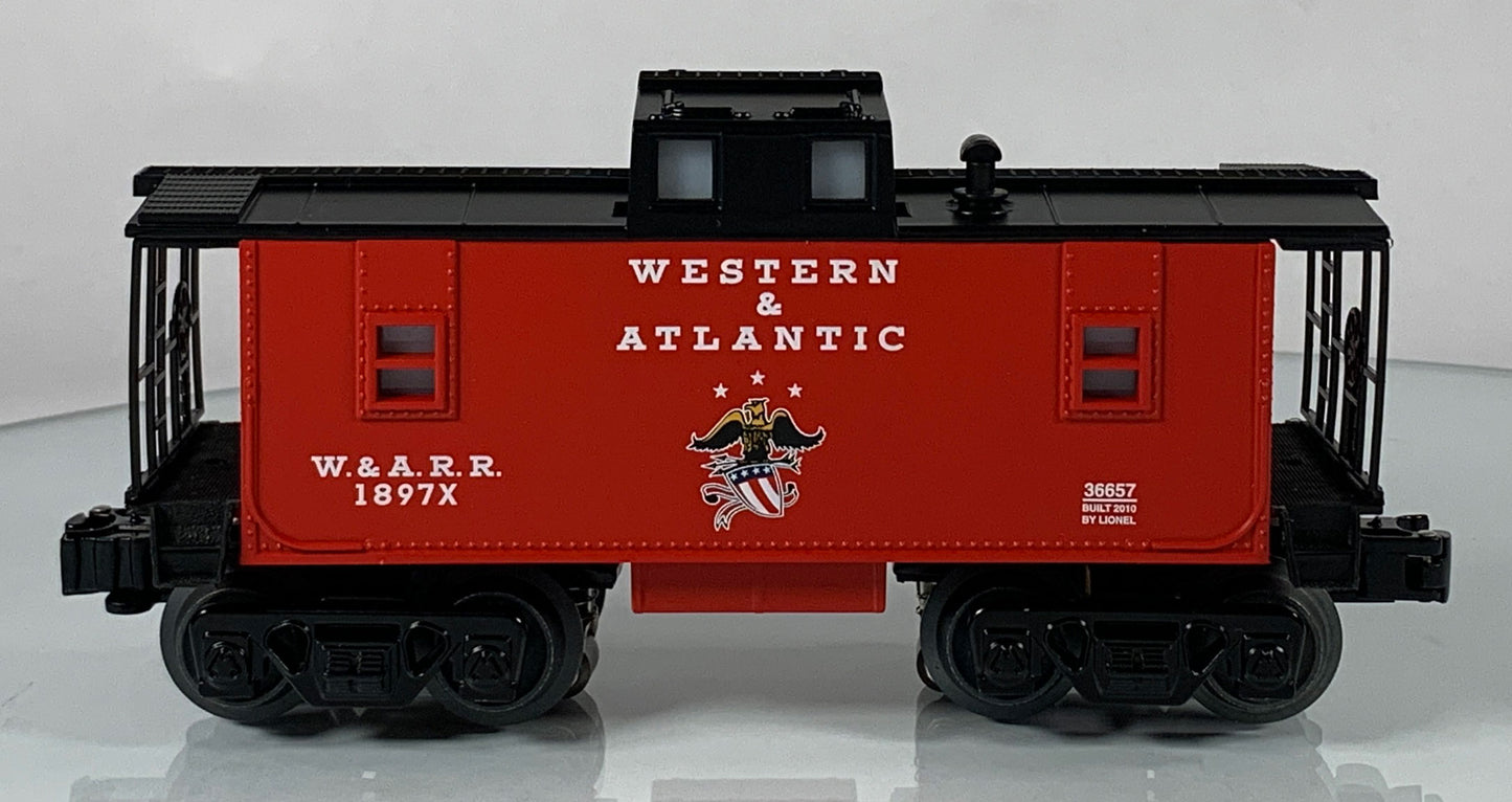 LIONEL • O GAUGE • 2010 Western & Atlantic Illuminated Caboose 6-36657 • NEW OLD STOCK