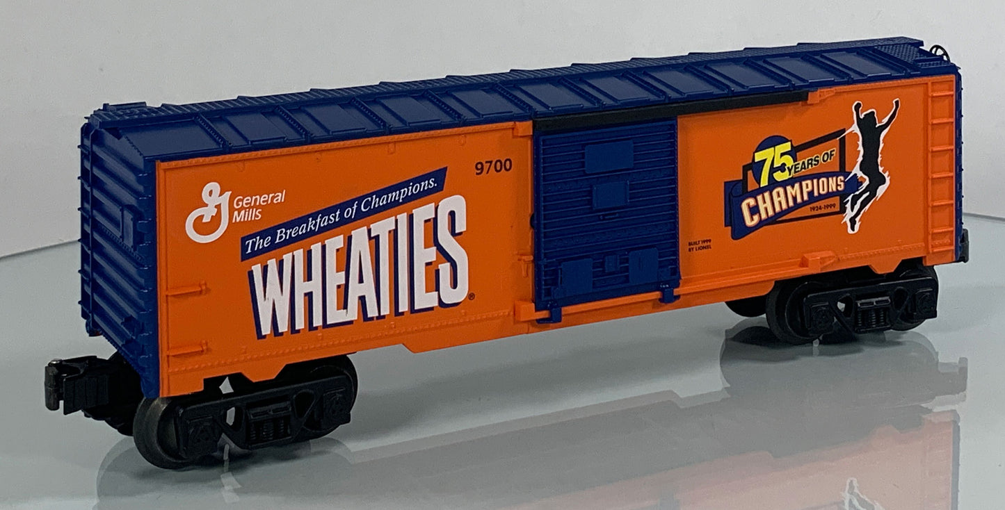 LIONEL • O GAUGE • 1999 Wheaties Boxcar 6-26257 • NEW OLD STOCK