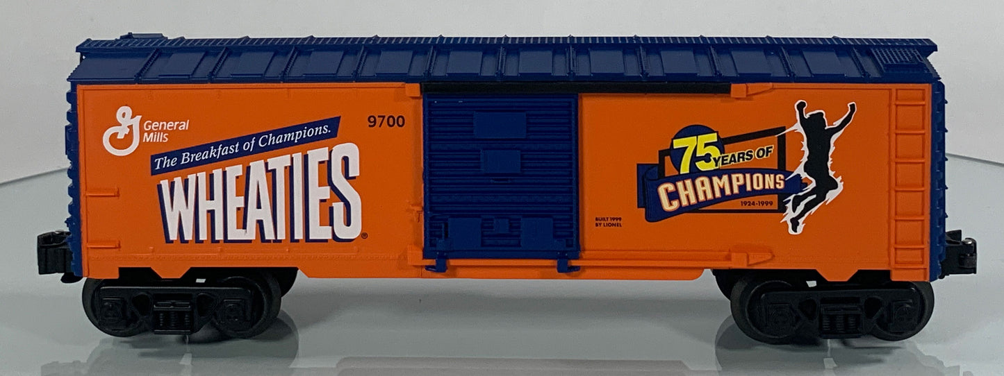 LIONEL • O GAUGE • 1999 Wheaties Boxcar 6-26257 • NEW OLD STOCK