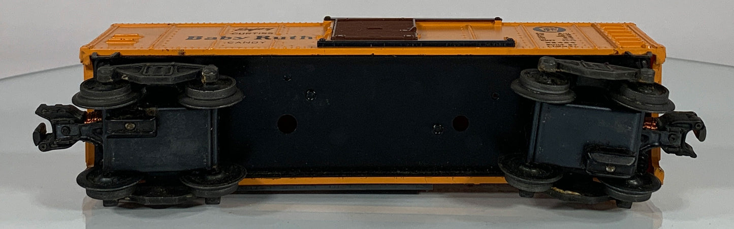 LIONEL • O GAUGE • 1946-1947 Postwar x2454 Baby Ruth Boxcar • VERY GOOD COND