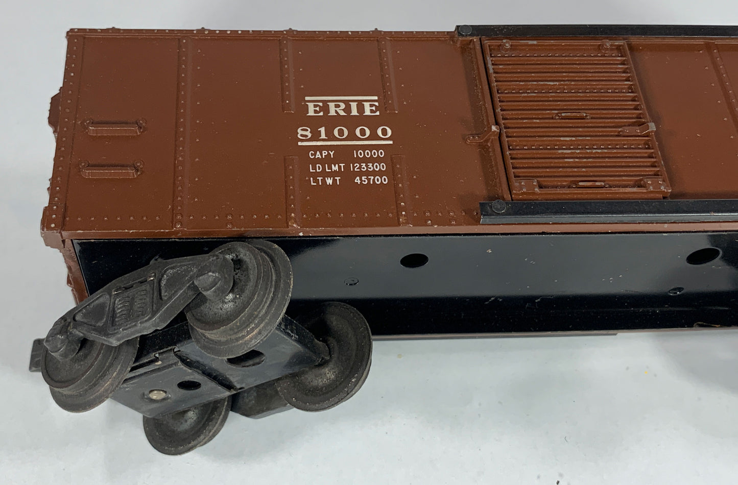 LIONEL • O GAUGE • 1949-1951 Postwar x6454 Erie Boxcar • VERY GOOD COND
