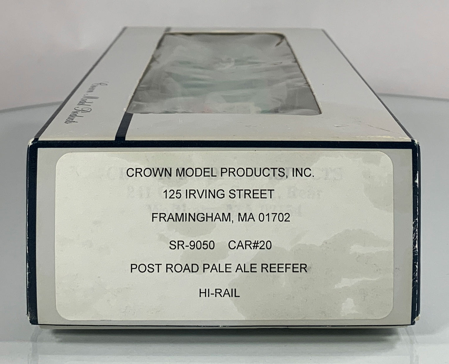CROWN MODEL PRODUCTS • S GAUGE • 1998 Post Road Pale Ale Reefer SR-9050• EX COND