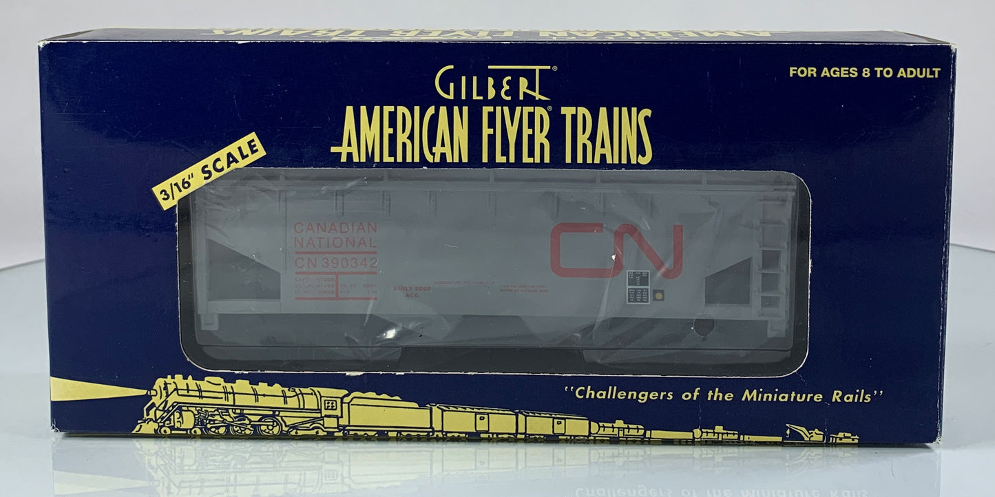 AMERICAN FLYER • S GAUGE • 2002 Canadian National Covered Hopper 6-48621 • NEW OLD STOCK