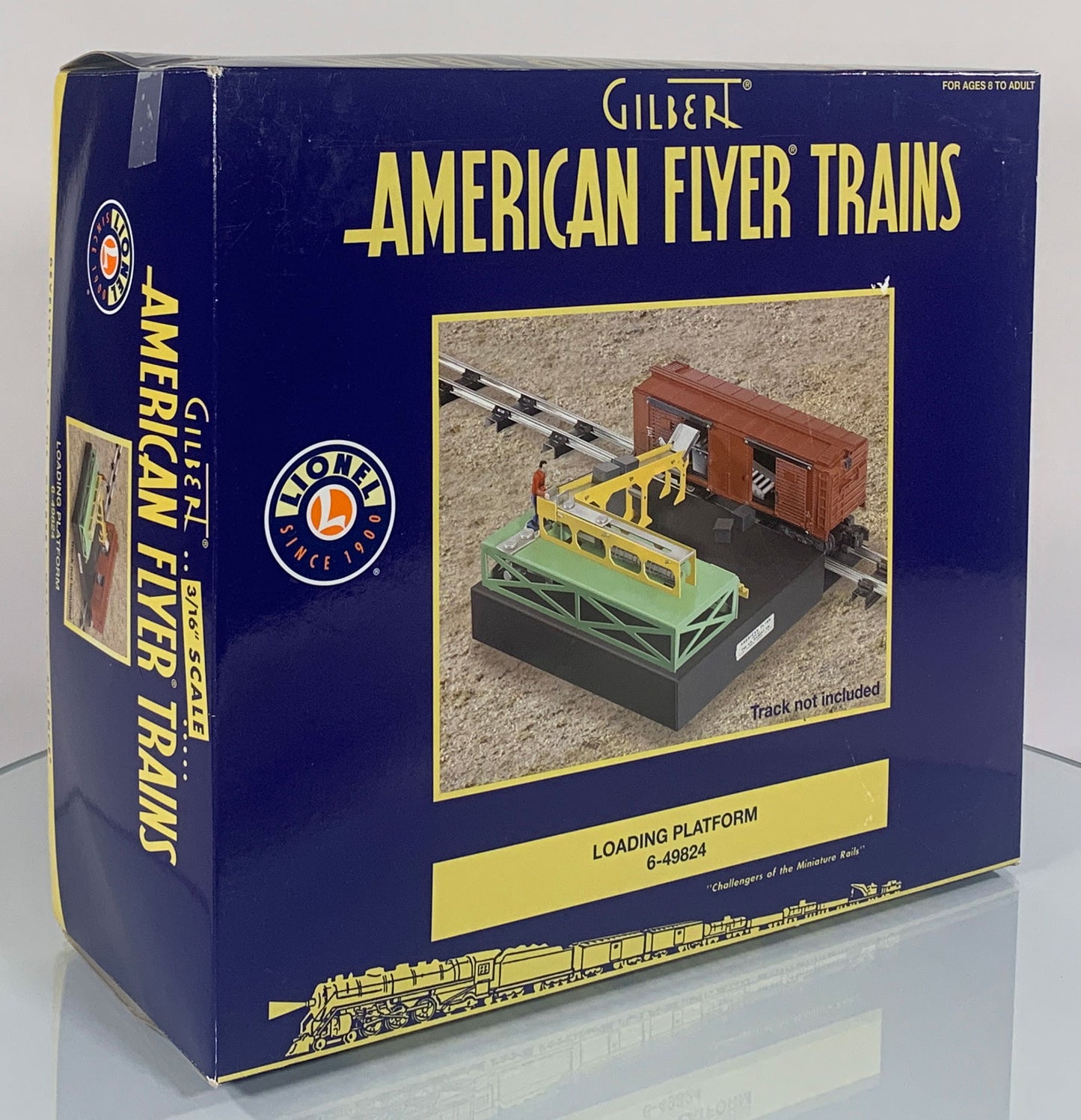 AMERICAN FLYER • S GAUGE • 2005 Loading Platform 6-49824 Erie Operating Boxcar 6-49036 • EX COND