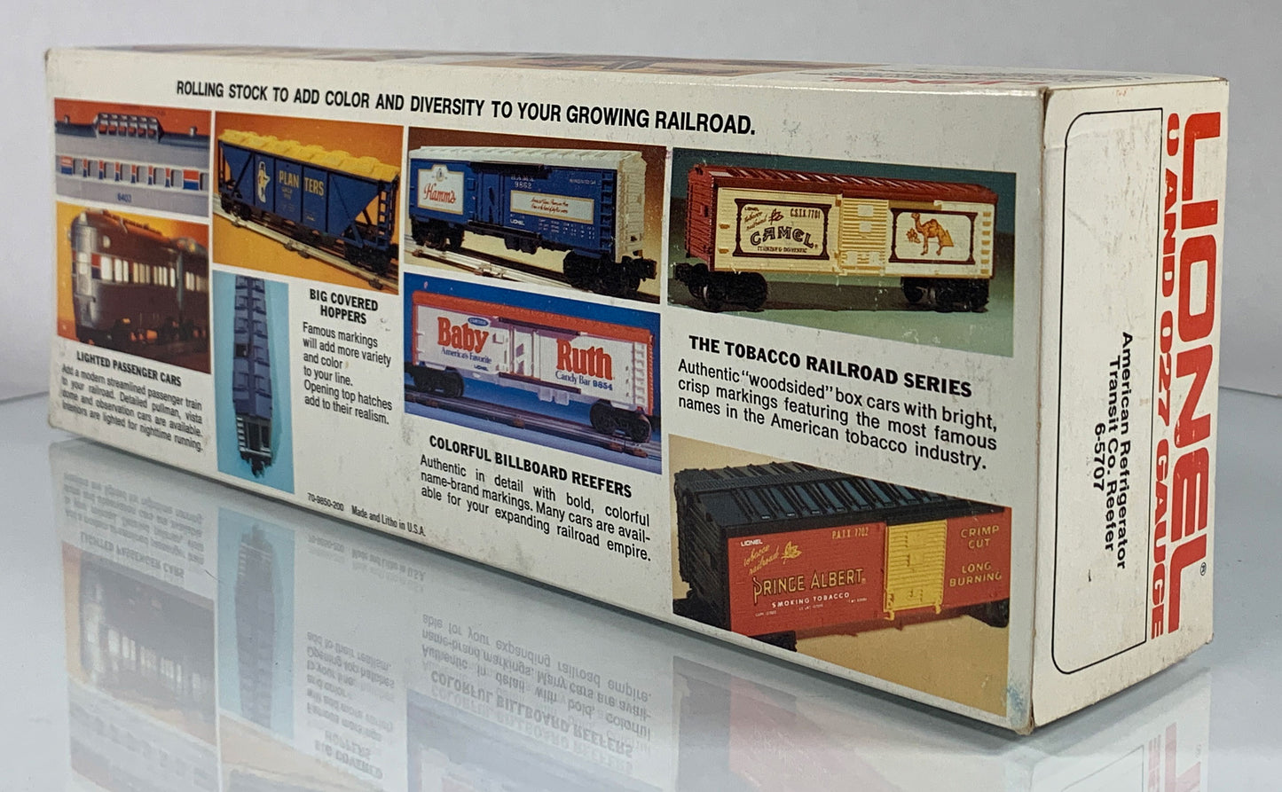 LIONEL • O GAUGE • 1981 American Refrigerator Transit Co Reefer 6-5707 • NEW OLD STOCK