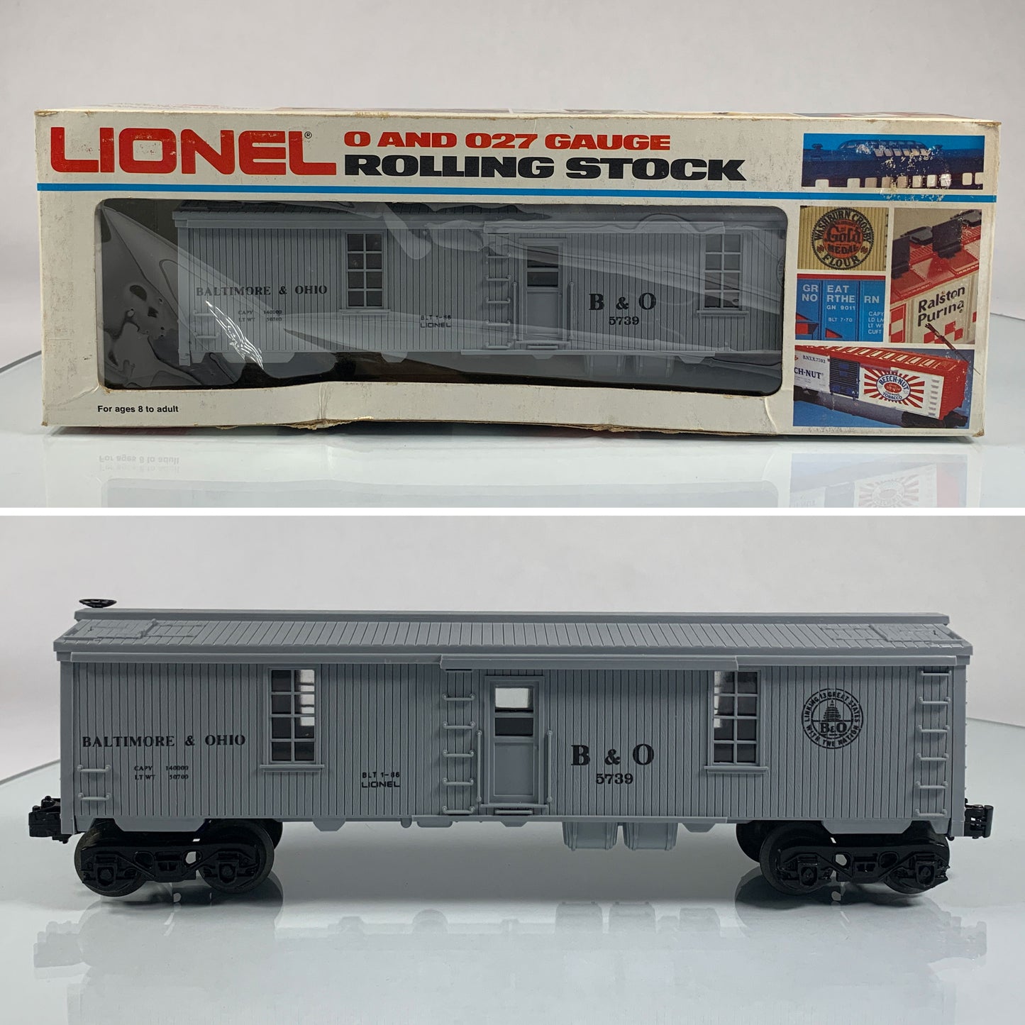 LIONEL • O GAUGE • 1986 B & O Tool Car 6-5739 • NEW OLD STOCK