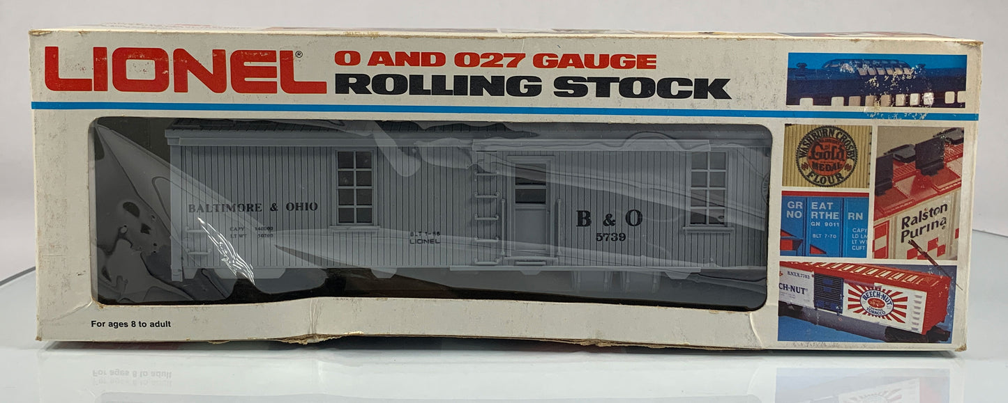 LIONEL • O GAUGE • 1986 B & O Tool Car 6-5739 • NEW OLD STOCK
