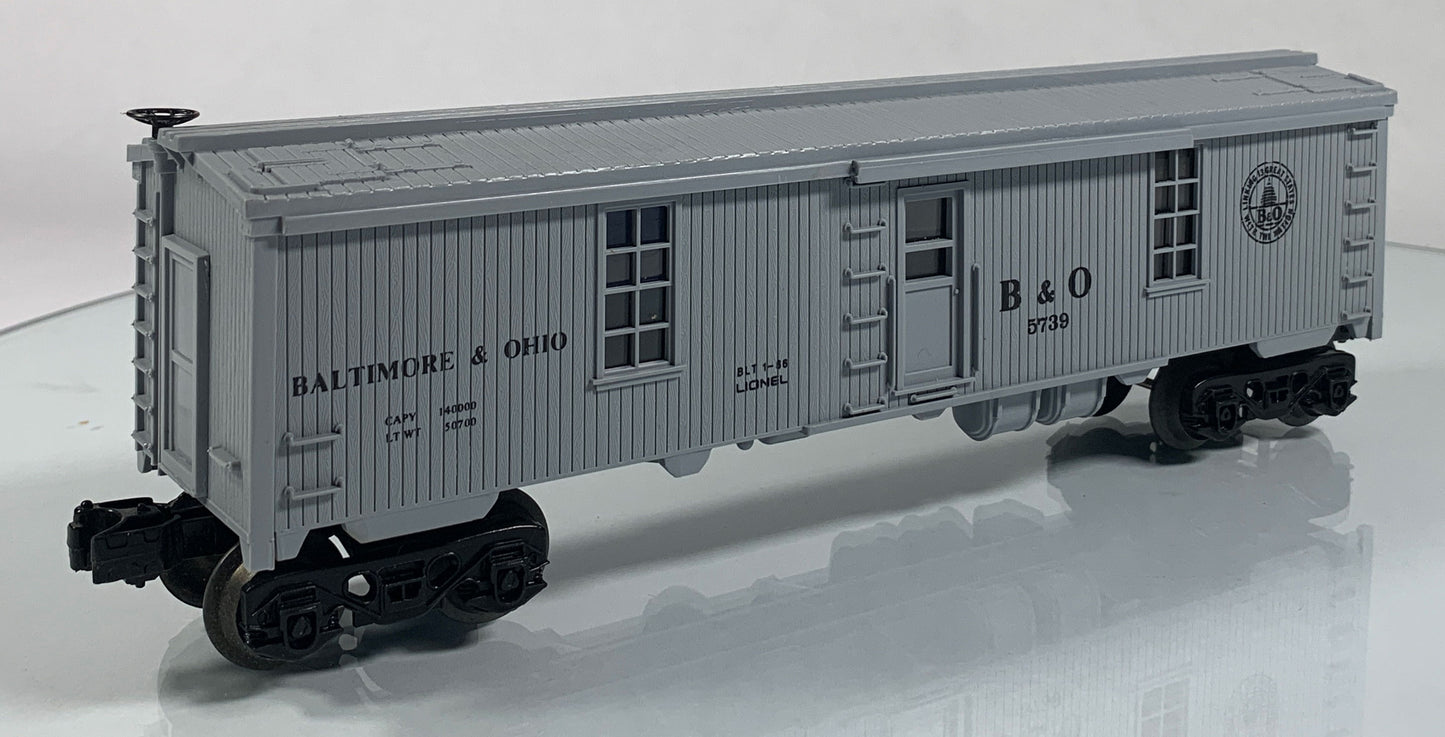 LIONEL • O GAUGE • 1986 B & O Tool Car 6-5739 • NEW OLD STOCK