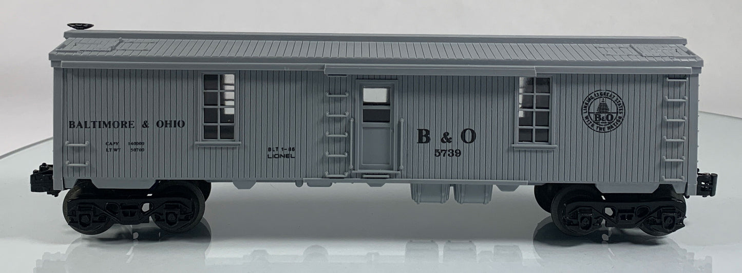 LIONEL • O GAUGE • 1986 B & O Tool Car 6-5739 • NEW OLD STOCK