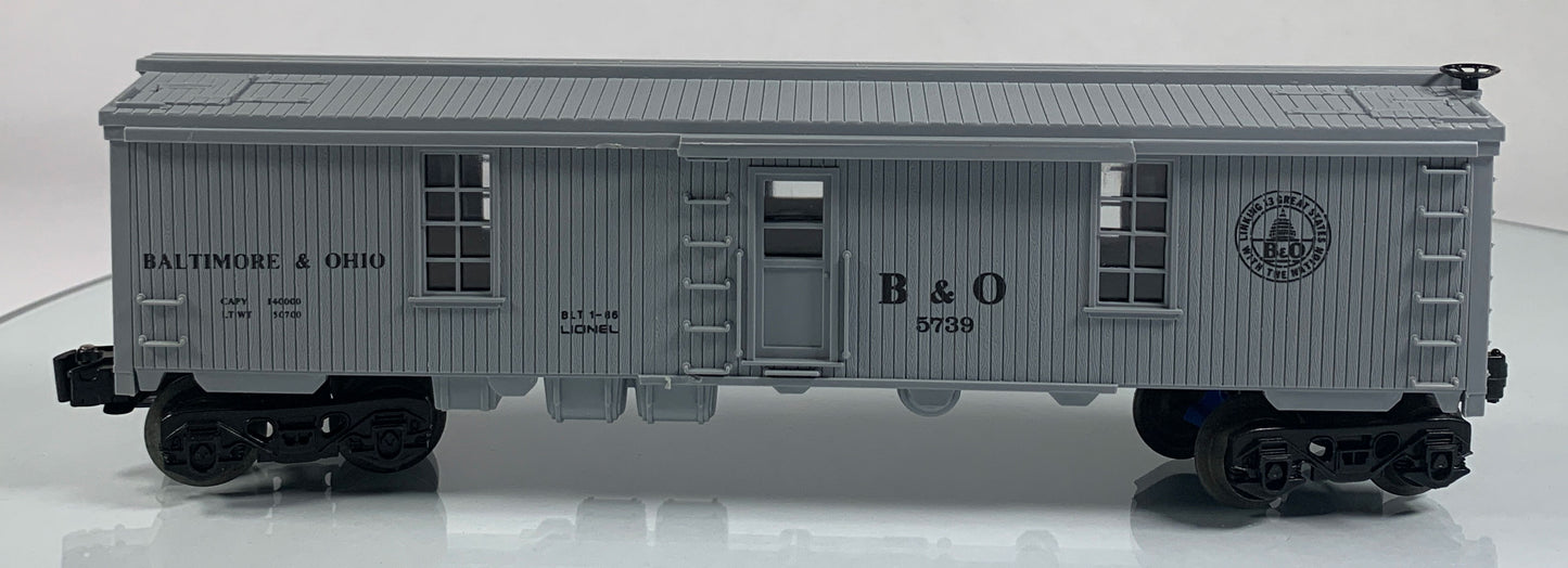 LIONEL • O GAUGE • 1986 B & O Tool Car 6-5739 • NEW OLD STOCK