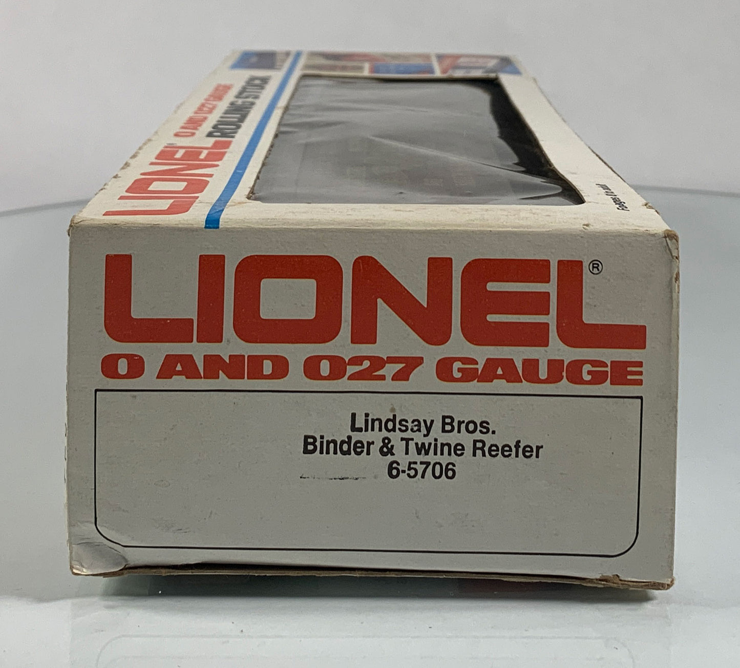 LIONEL • O GAUGE • 1981 Lindsay Bros Binder & Twine Reefer 6-5706 • NEW OLD STOCK