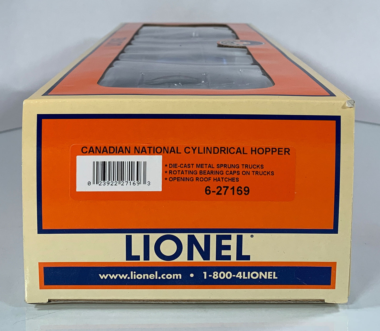 LIONEL • STD O GAUGE • 2007 Canadian National Cylindrical Hopper 6-27169 • NEW OLD STOCK