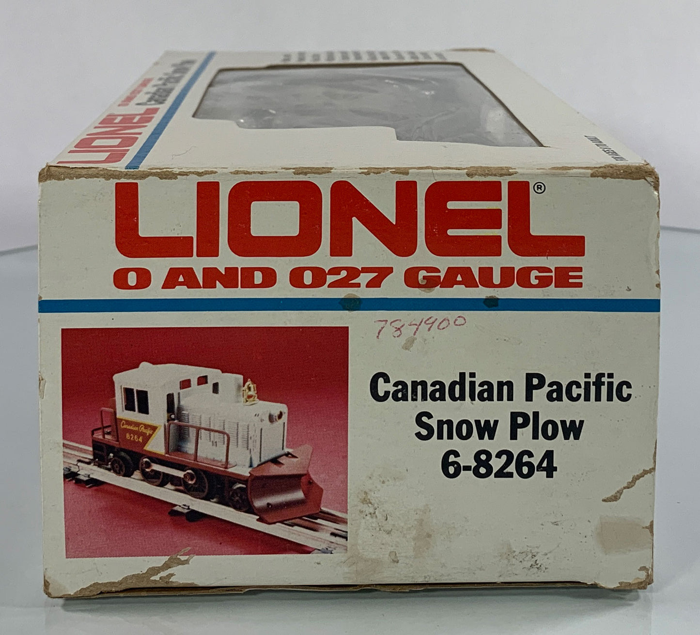 LIONEL • O GAUGE • 1982 Canadian Pacific Snow Plow Motorized 6-8264 • EX COND