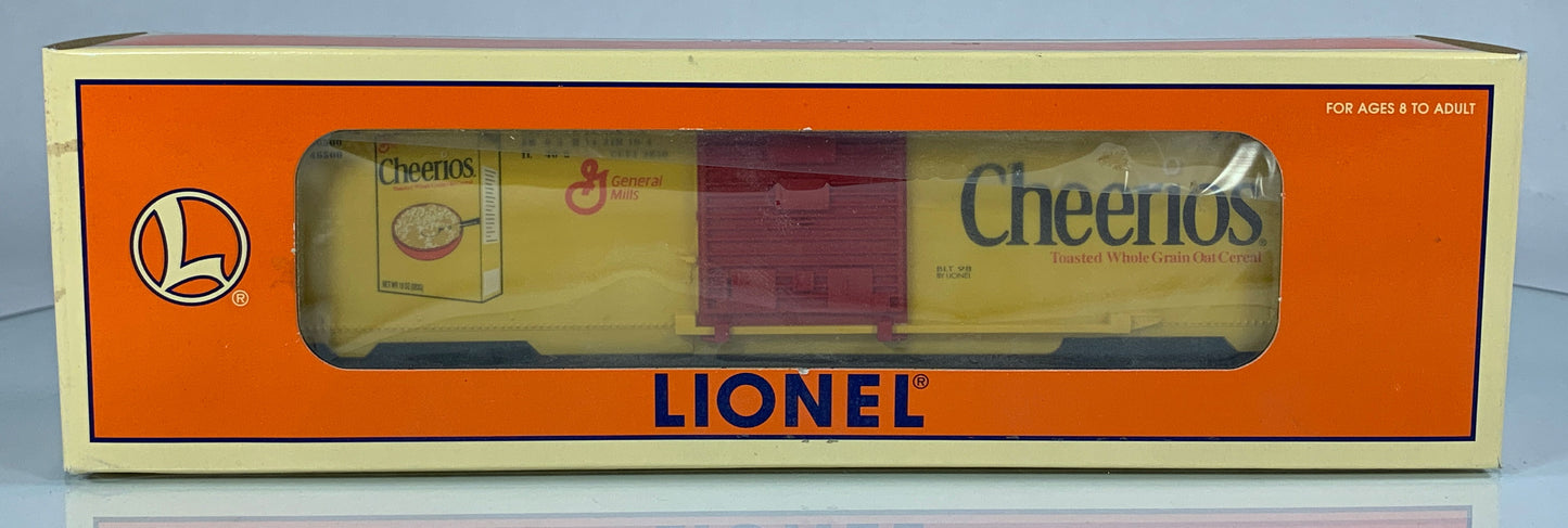 LIONEL • O GAUGE • 1998 Cheerios Boxcar  6-26216 • NEW OLD STOCK