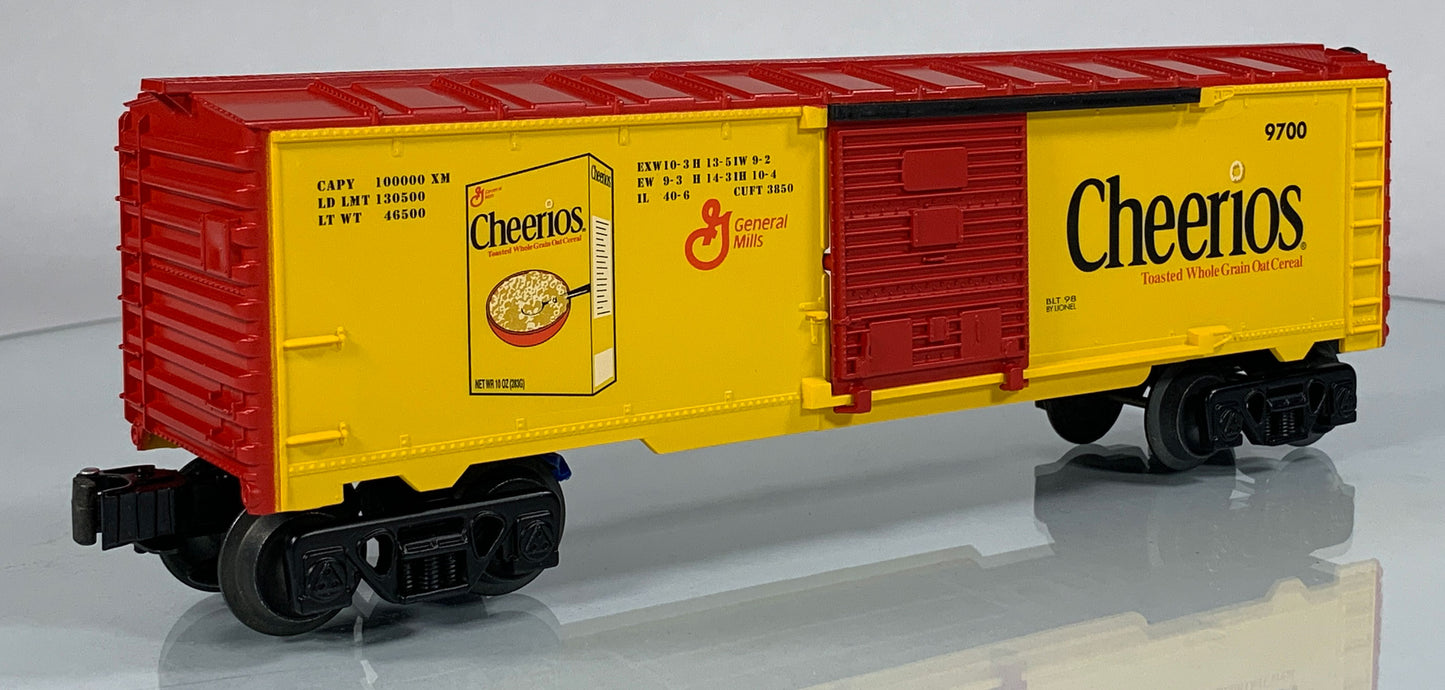 LIONEL • O GAUGE • 1998 Cheerios Boxcar  6-26216 • NEW OLD STOCK