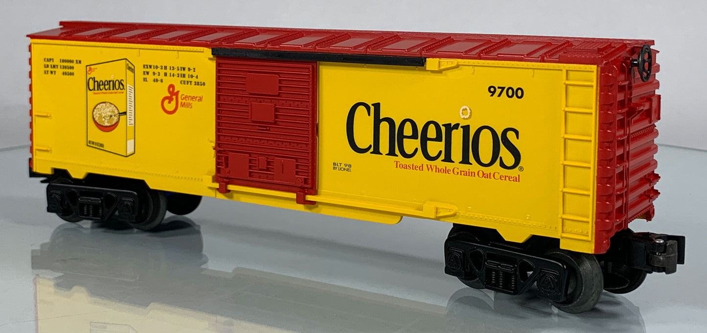 LIONEL • O GAUGE • 1998 Cheerios Boxcar  6-26216 • NEW OLD STOCK