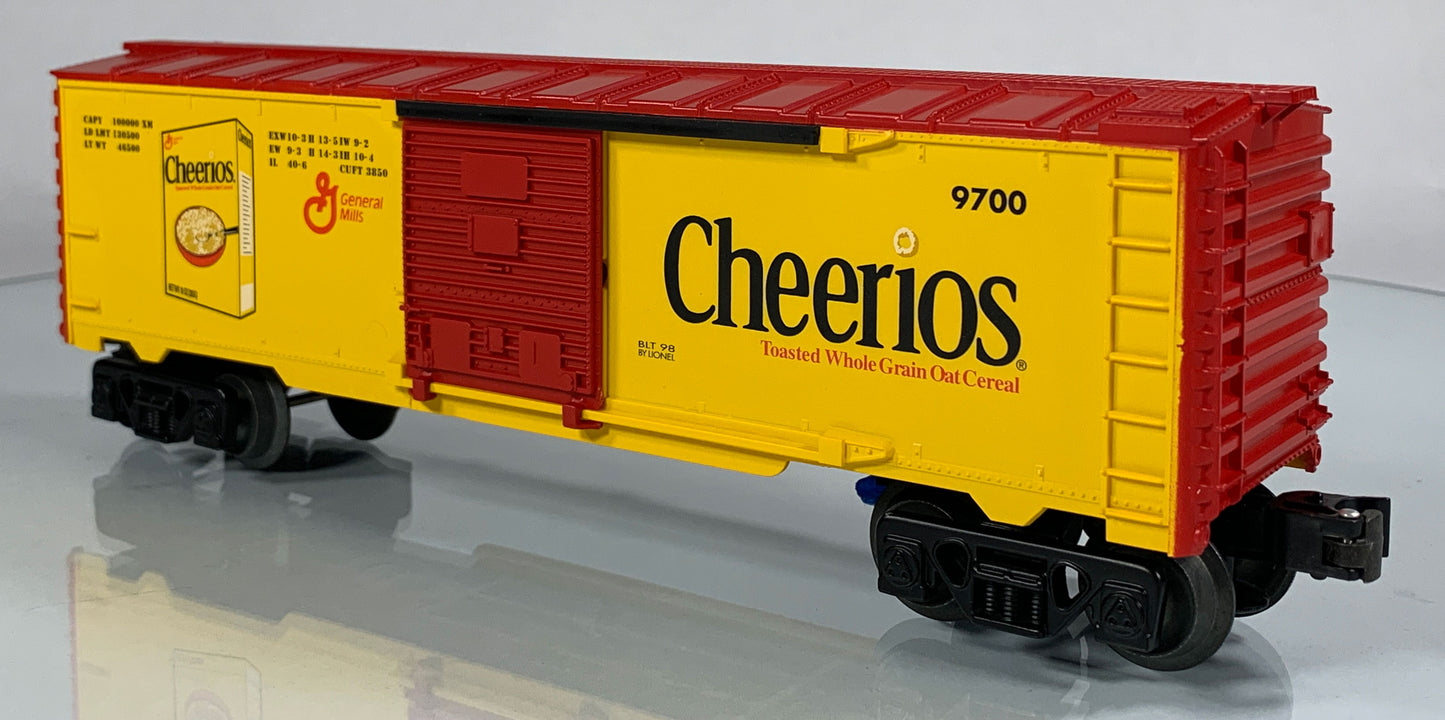 LIONEL • O GAUGE • 1998 Cheerios Boxcar  6-26216 • NEW OLD STOCK