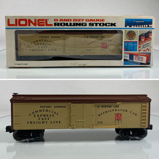 LIONEL • O GAUGE • 1982 Commercial Express Reefer 6-5711 • NEW OLD STOCK