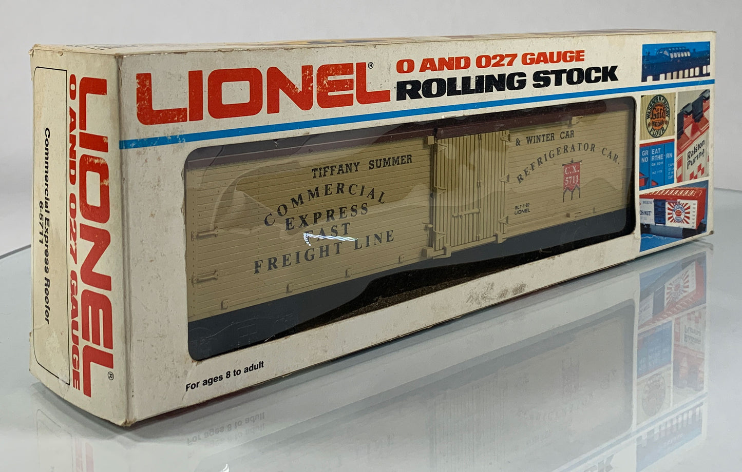 LIONEL • O GAUGE • 1982 Commercial Express Reefer 6-5711 • NEW OLD STOCK