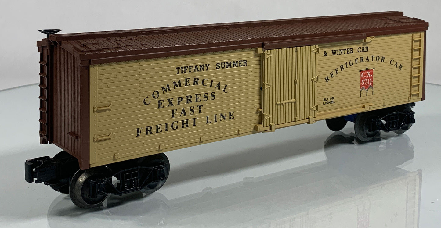 LIONEL • O GAUGE • 1982 Commercial Express Reefer 6-5711 • NEW OLD STOCK