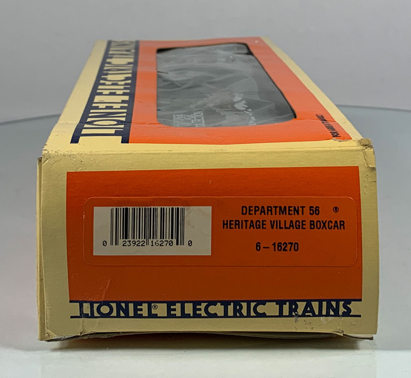 LIONEL • O GAUGE • 1996 Department 56 Heritage Village Boxcar 6-16270 • NEW OLD STOCK