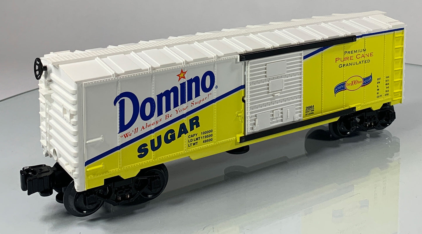 LIONEL • O GAUGE • 2006 Domino Sugar Operating Boxcar 6-26864 • NEW OLD STOCK