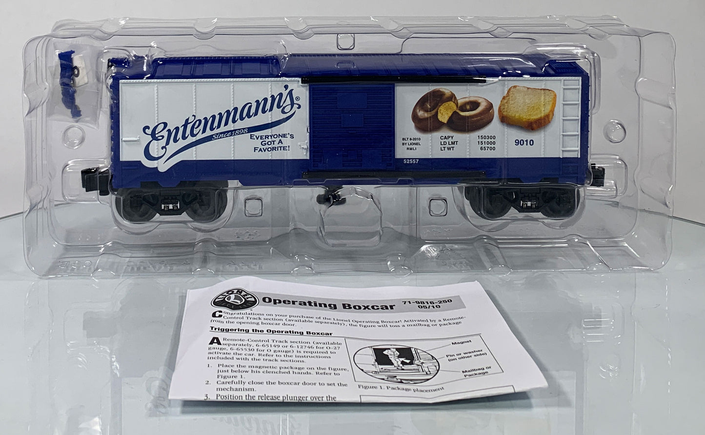 LIONEL • O GAUGE • 2010 Entenmann’s Operating Boxcar 6-52557 • NEW OLD STOCK