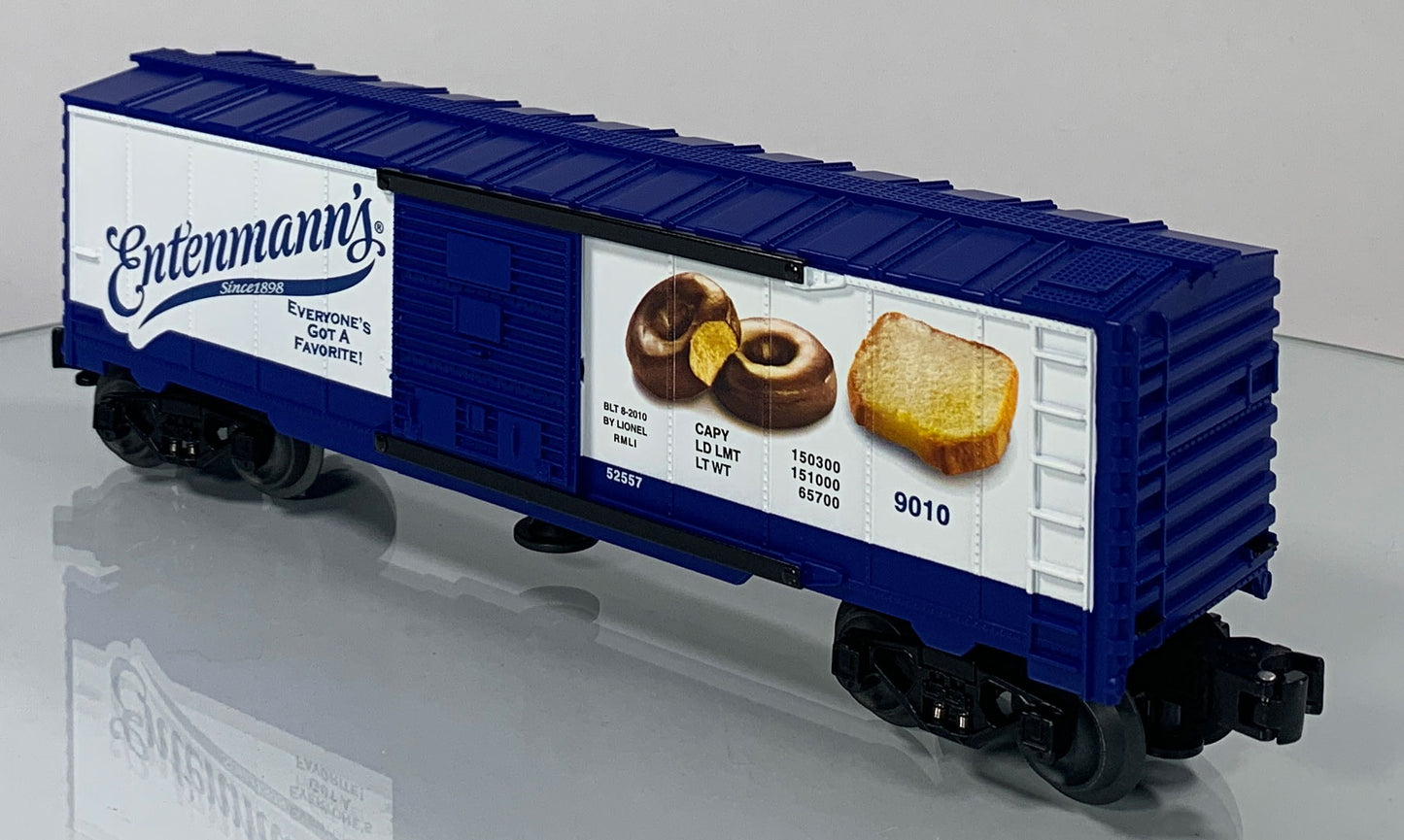 LIONEL • O GAUGE • 2010 Entenmann’s Operating Boxcar 6-52557 • NEW OLD STOCK