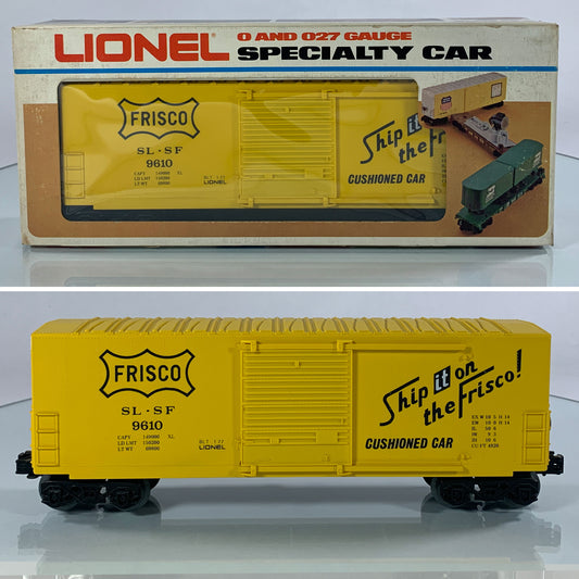 LIONEL • O GAUGE • 1977 Frisco Hi-Cube Boxcar 6-9610 • NEW OLD STOCK