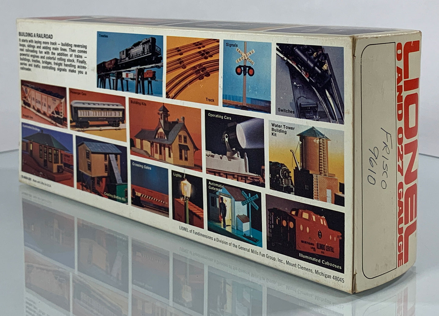 LIONEL • O GAUGE • 1977 Frisco Hi-Cube Boxcar 6-9610 • NEW OLD STOCK