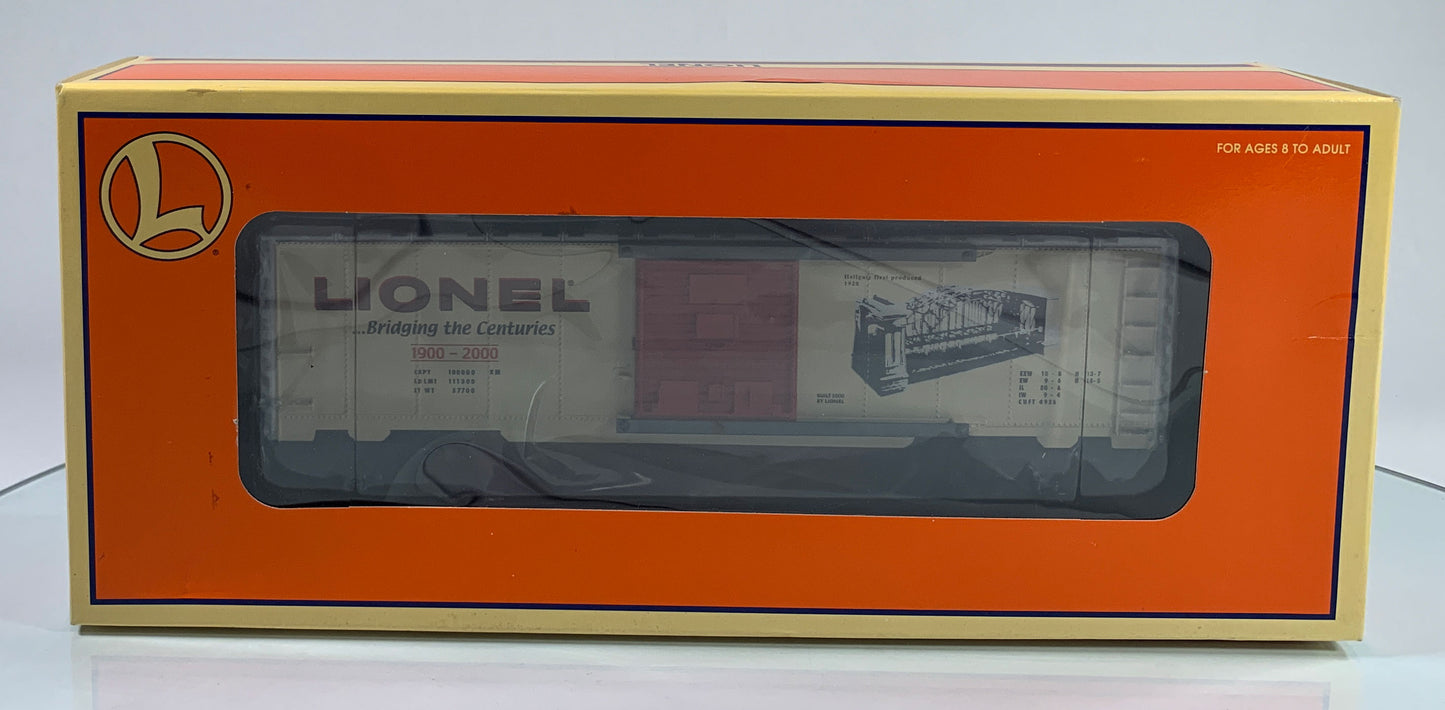LIONEL • O GAUGE • 2000 Hellgate Boxcar #2 6-39200 • NEW OLD STOCK