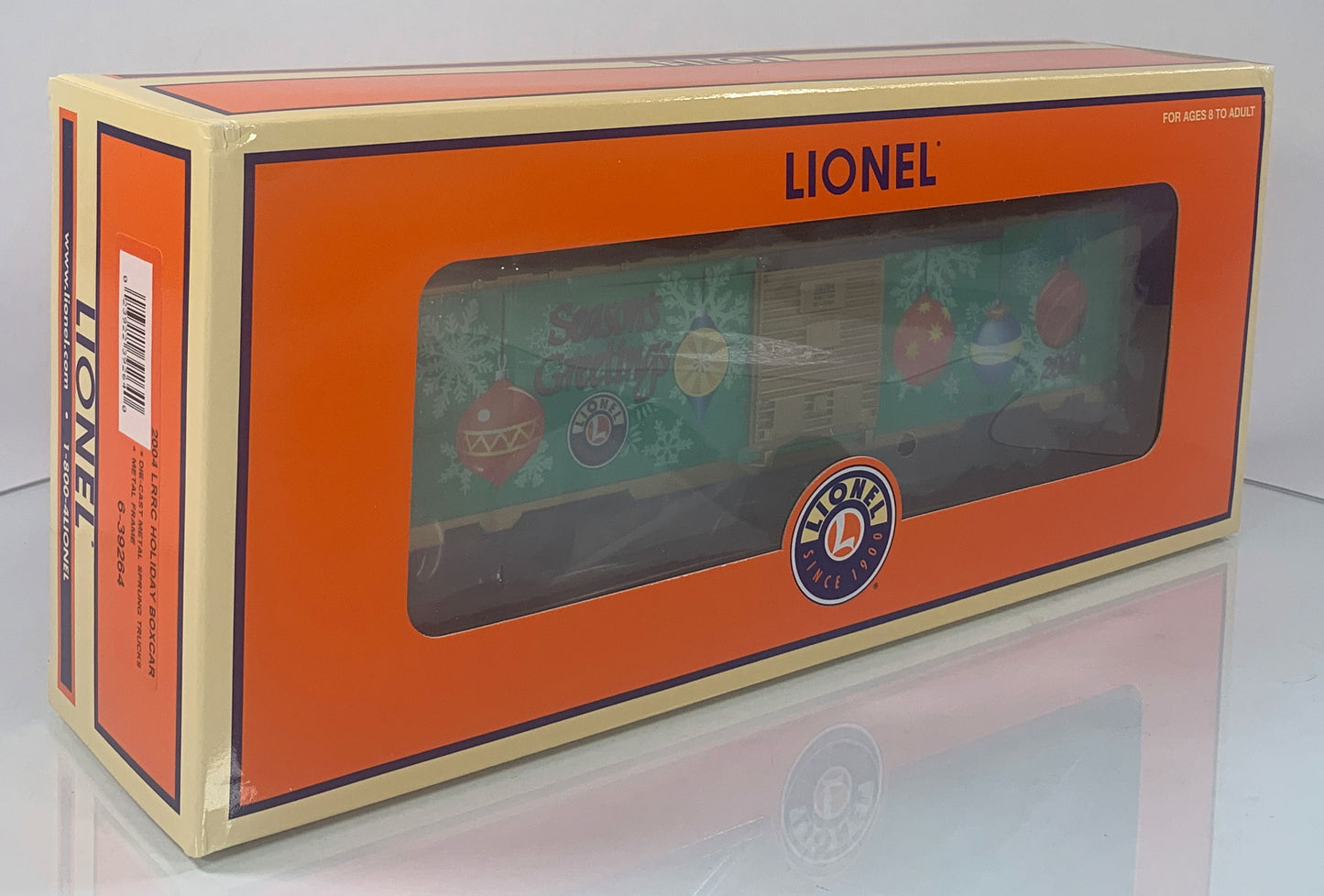 LIONEL • O GAUGE • 2004 LRRC Holiday Boxcar 6-39264 • NEW OLD STOCK