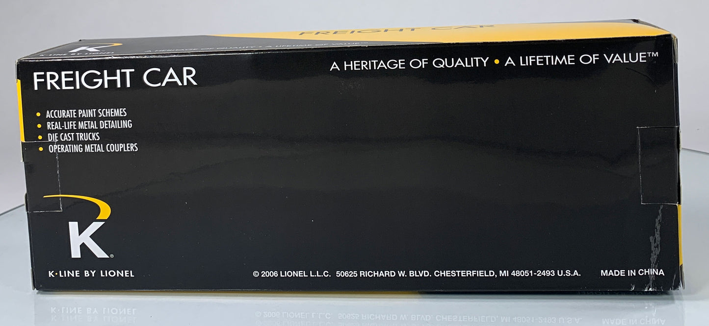 K-LINE • O GAUGE • 2006 Coastal King Brand Shrimp Reefer 6-22314 • NEW OLD STOCK