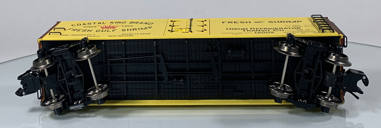 K-LINE • O GAUGE • 2006 Coastal King Brand Shrimp Reefer 6-22314 • NEW OLD STOCK