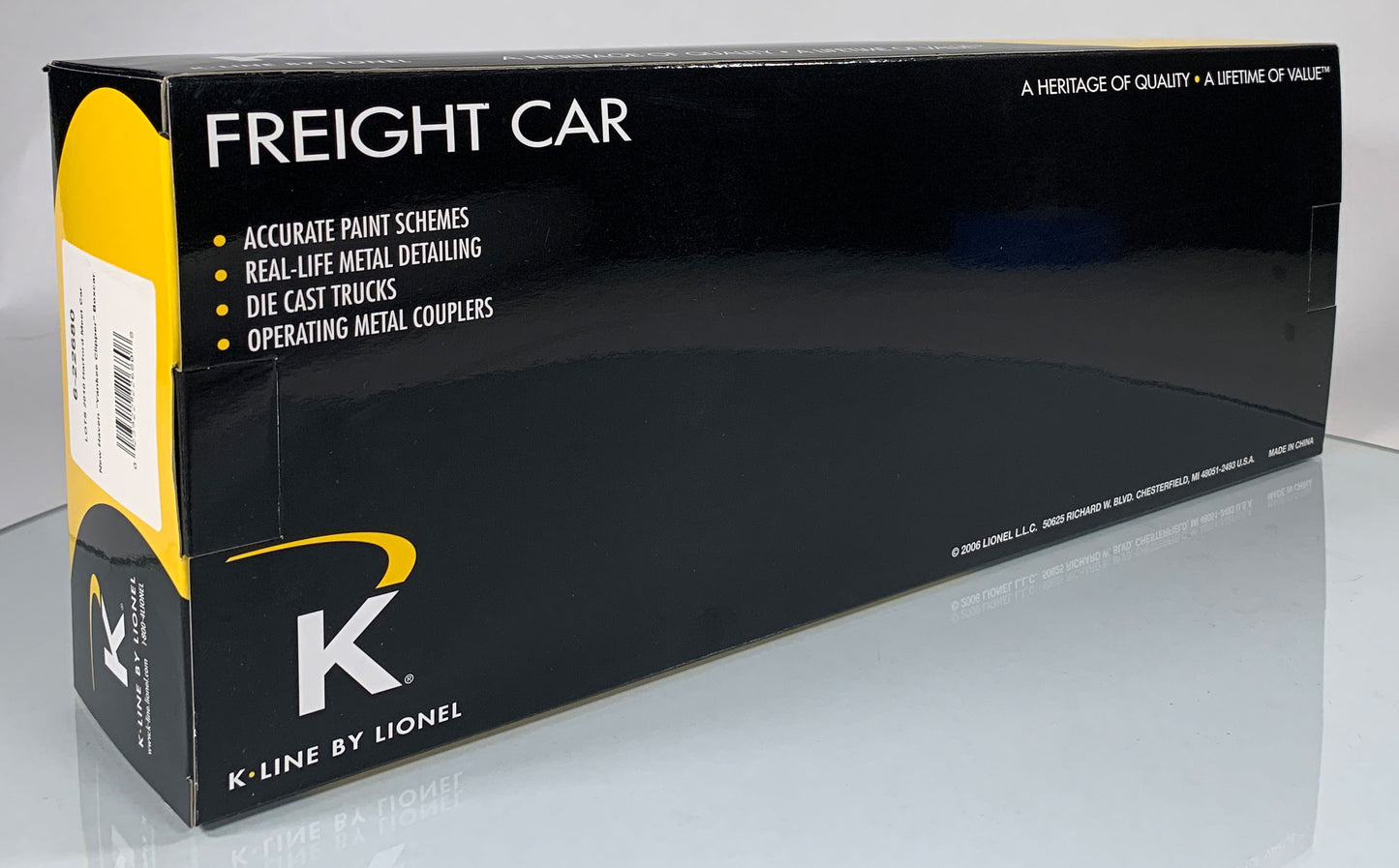 K-LINE • O GAUGE • 2010 LOTS Hartford Meet "Yankee Clipper" New Haven Boxcar 6-22680 • NEW OLD STOCK