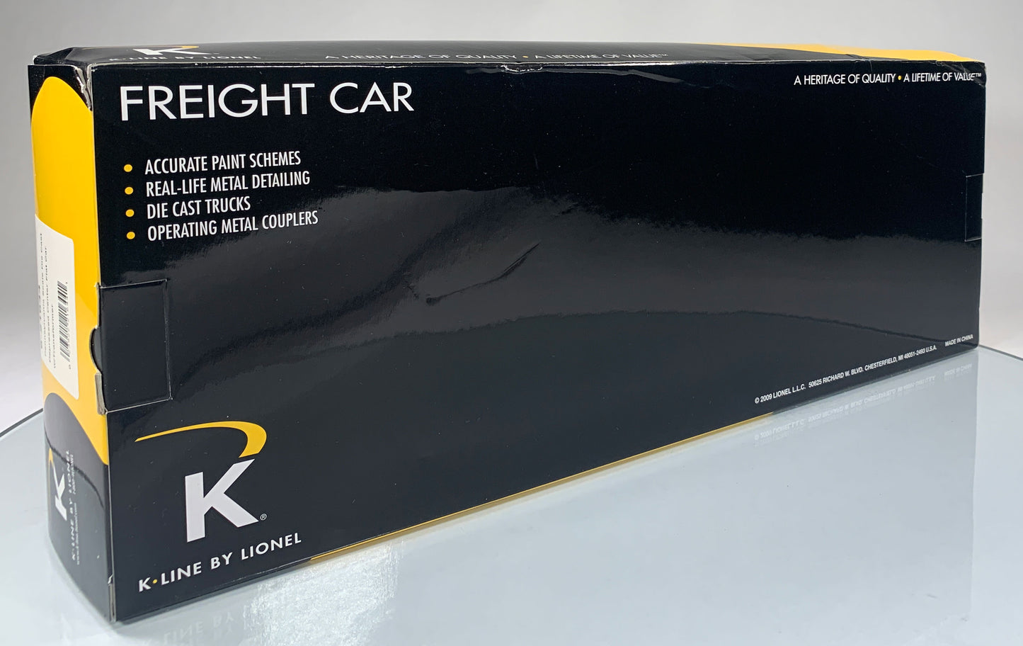 K-LINE • O GAUGE • 2009 Pennsylvania Transformer Flat Car 6-21644 • NEW OLD STOCK