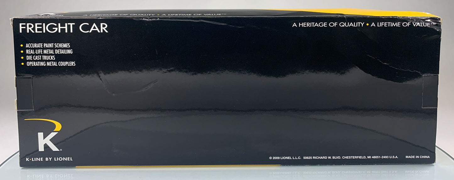 K-LINE • O GAUGE • 2009 Pennsylvania Transformer Flat Car 6-21644 • NEW OLD STOCK
